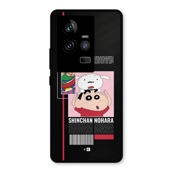 Shinchan Nohara Metal Back Case for iQOO 11 5G