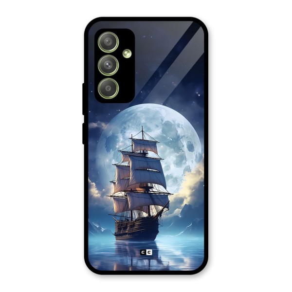 Ship InThe Dark Evening Glass Back Case for Galaxy A54