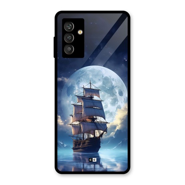 Ship InThe Dark Evening Glass Back Case for Galaxy M13