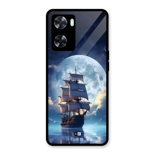 Ship InThe Dark Evening Glass Back Case for Oppo A77s