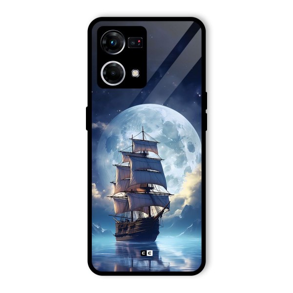 Ship InThe Dark Evening Glass Back Case for Oppo F21 Pro 4G