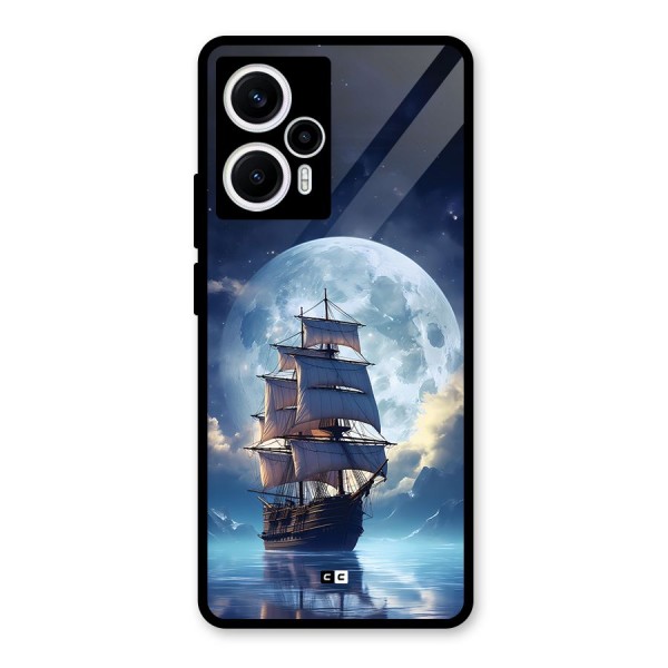 Ship InThe Dark Evening Glass Back Case for Poco F5