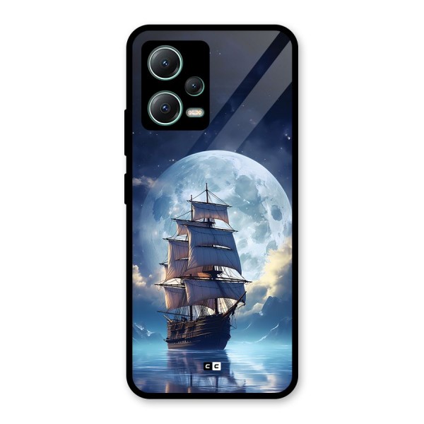 Ship InThe Dark Evening Glass Back Case for Poco X5