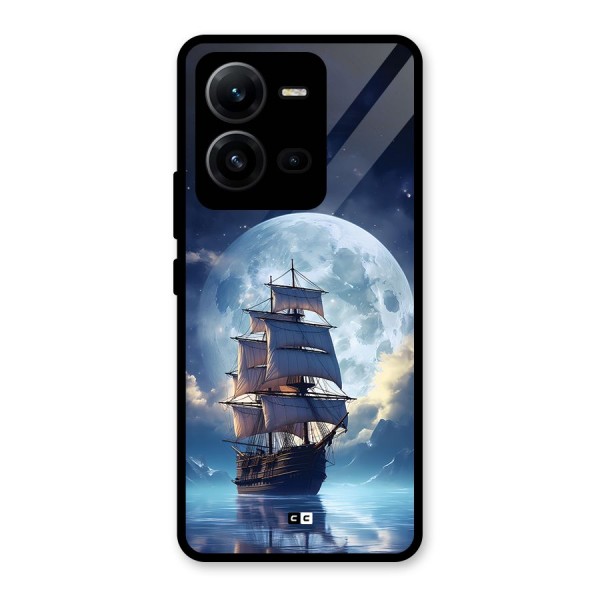 Ship InThe Dark Evening Glass Back Case for Vivo V25