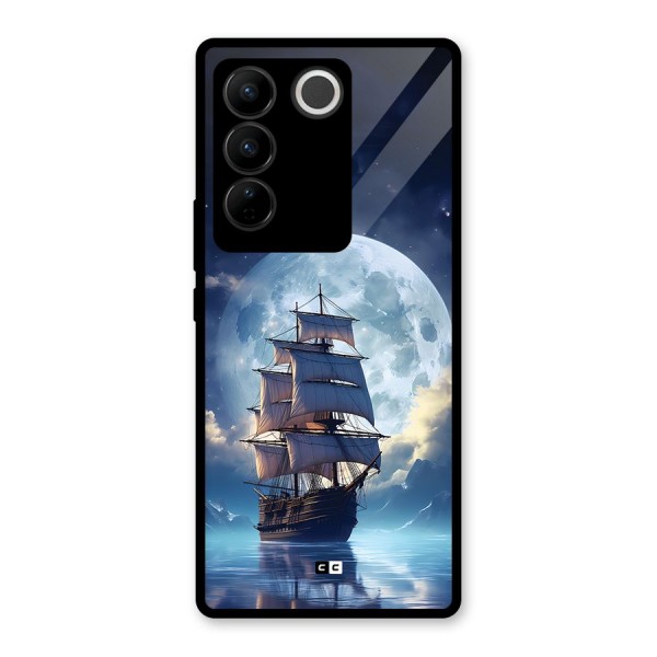 Ship InThe Dark Evening Glass Back Case for Vivo V27