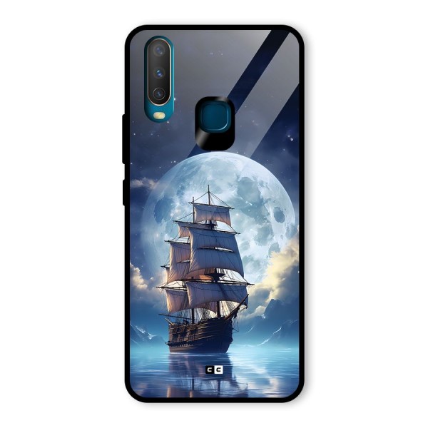 Ship InThe Dark Evening Glass Back Case for Vivo Y12