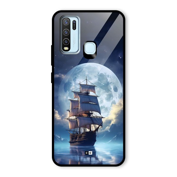 Ship InThe Dark Evening Glass Back Case for Vivo Y50