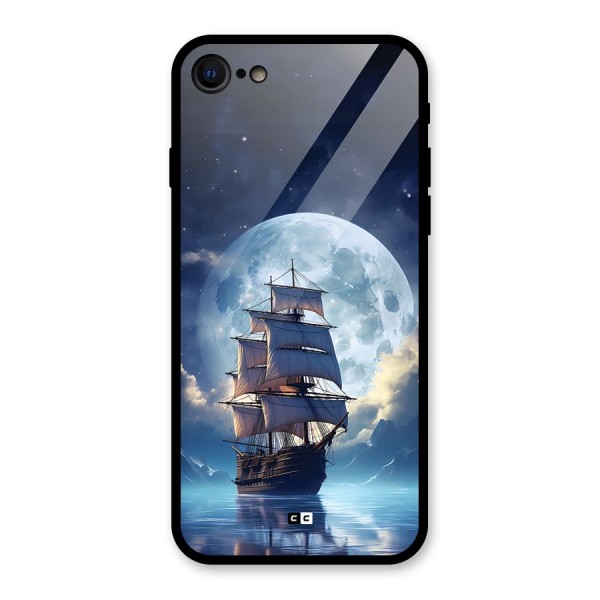 Ship InThe Dark Evening Glass Back Case for iPhone 8