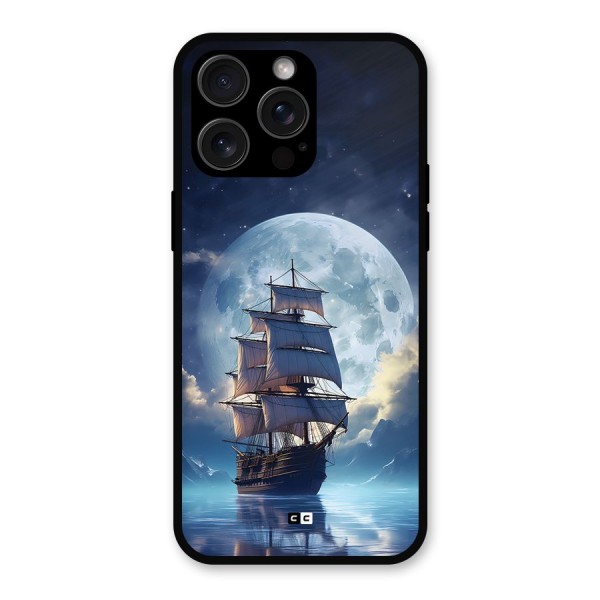Ship InThe Dark Evening Metal Back Case for iPhone 15 Pro Max