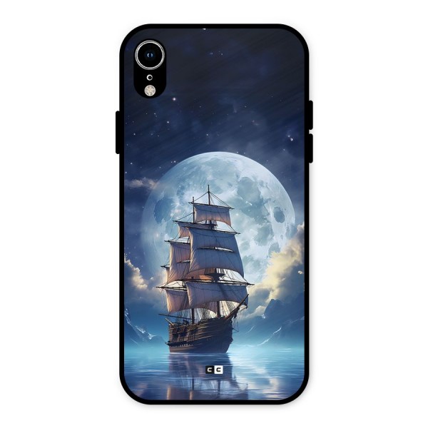 Ship InThe Dark Evening Metal Back Case for iPhone XR