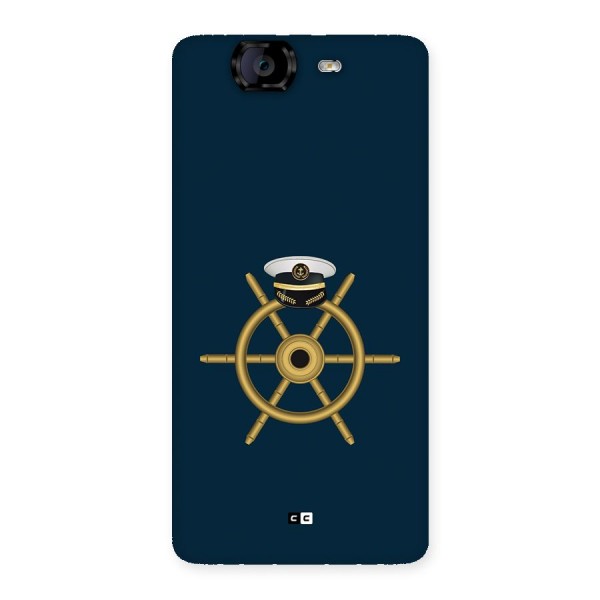 Ship Wheel And Cap Back Case for Canvas Knight A350