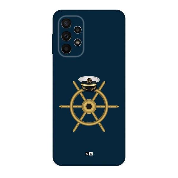 Ship Wheel And Cap Back Case for Galaxy A23