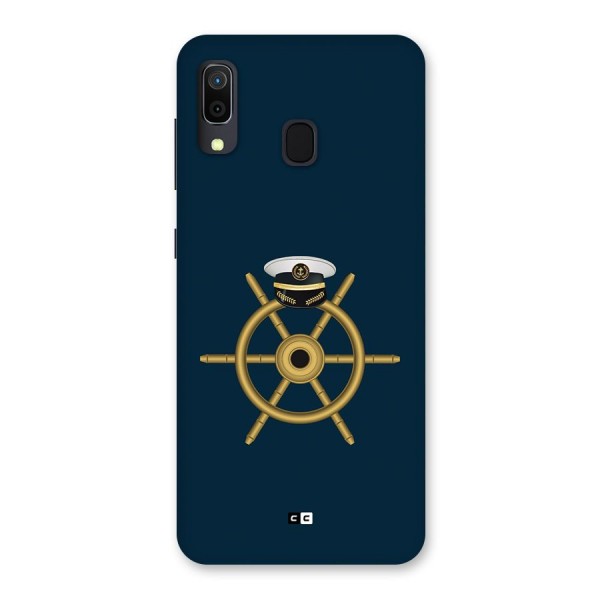 Ship Wheel And Cap Back Case for Galaxy A30