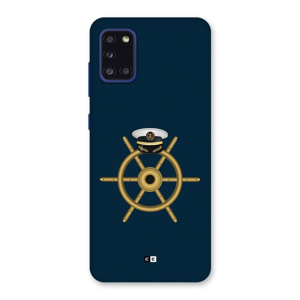 Ship Wheel And Cap Back Case for Galaxy A31