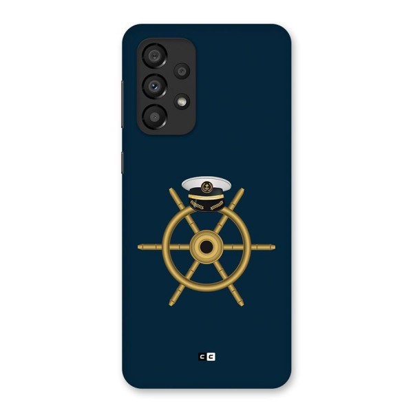 Ship Wheel And Cap Back Case for Galaxy A33 5G