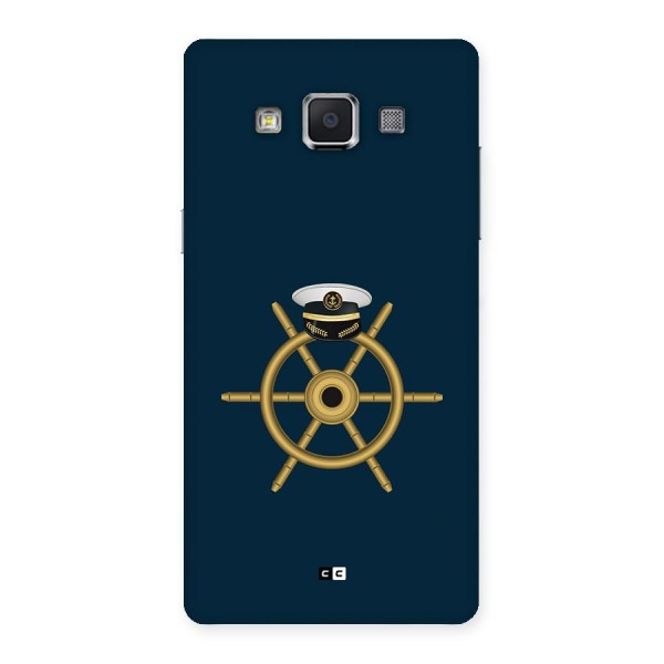 Ship Wheel And Cap Back Case for Galaxy A5