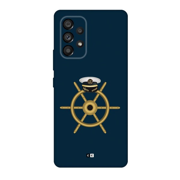 Ship Wheel And Cap Back Case for Galaxy A53 5G