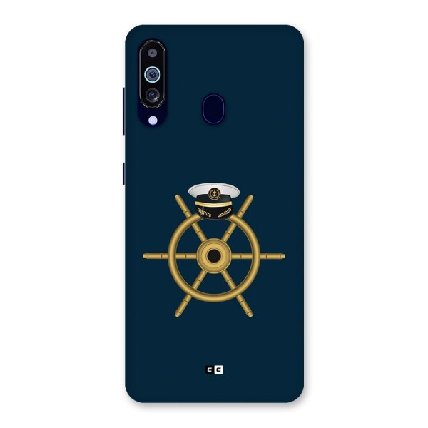 Ship Wheel And Cap Back Case for Galaxy A60