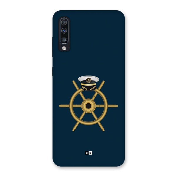 Ship Wheel And Cap Back Case for Galaxy A70s