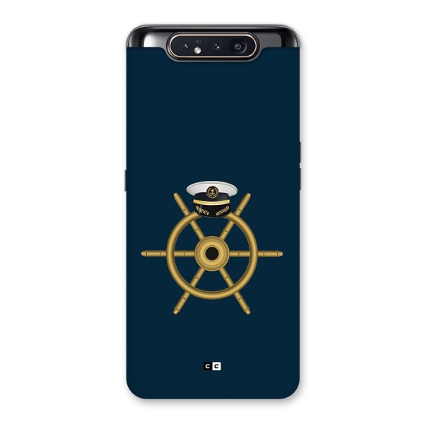 Ship Wheel And Cap Back Case for Galaxy A80