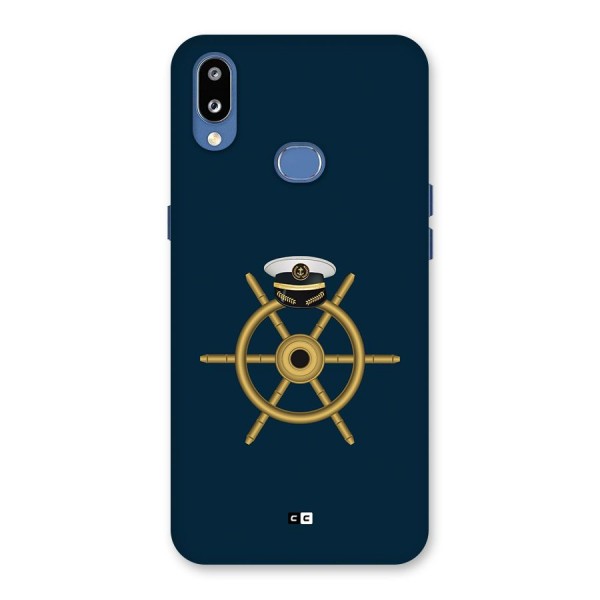 Ship Wheel And Cap Back Case for Galaxy M01s