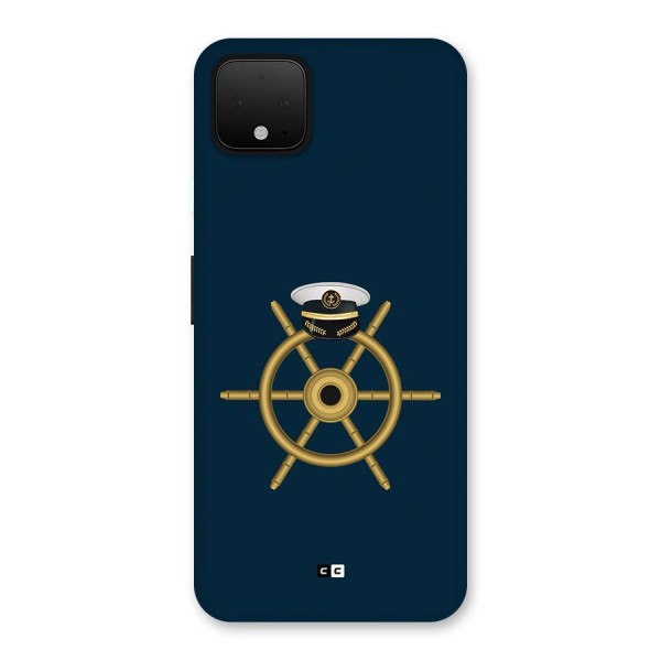 Ship Wheel And Cap Back Case for Google Pixel 4 XL