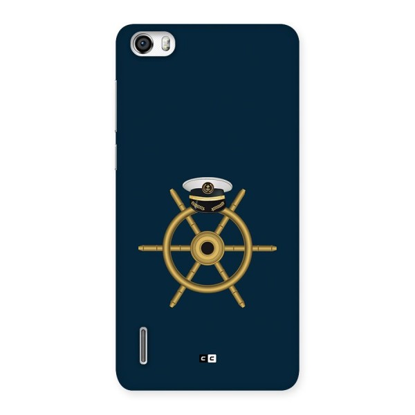 Ship Wheel And Cap Back Case for Honor 6