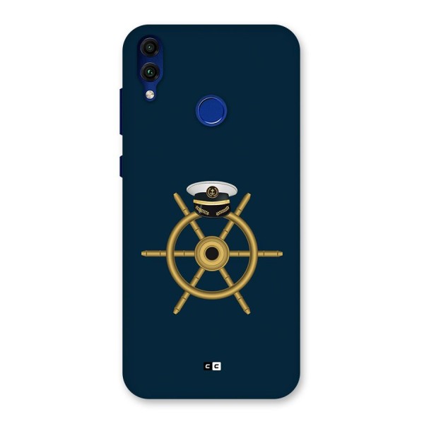 Ship Wheel And Cap Back Case for Honor 8C