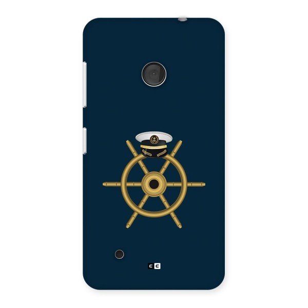 Ship Wheel And Cap Back Case for Lumia 530