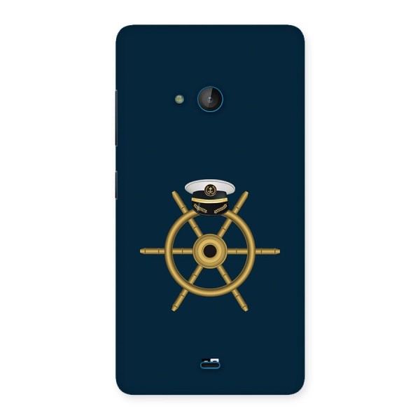 Ship Wheel And Cap Back Case for Lumia 540