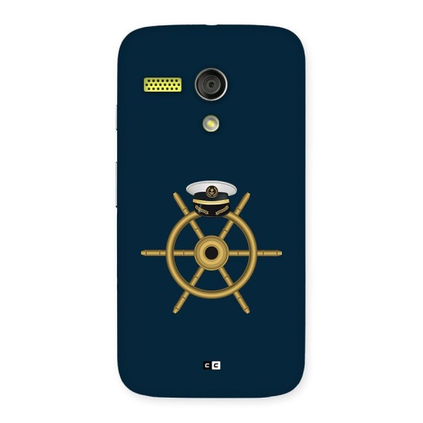 Ship Wheel And Cap Back Case for Moto G