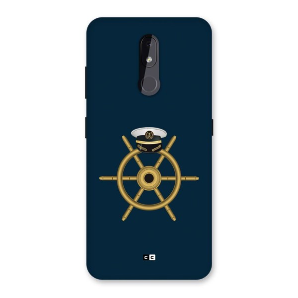 Ship Wheel And Cap Back Case for Nokia 3.2