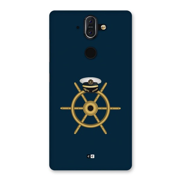 Ship Wheel And Cap Back Case for Nokia 8 Sirocco