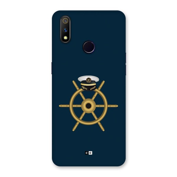 Ship Wheel And Cap Back Case for Realme 3 Pro