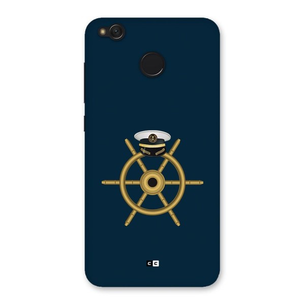 Ship Wheel And Cap Back Case for Redmi 4