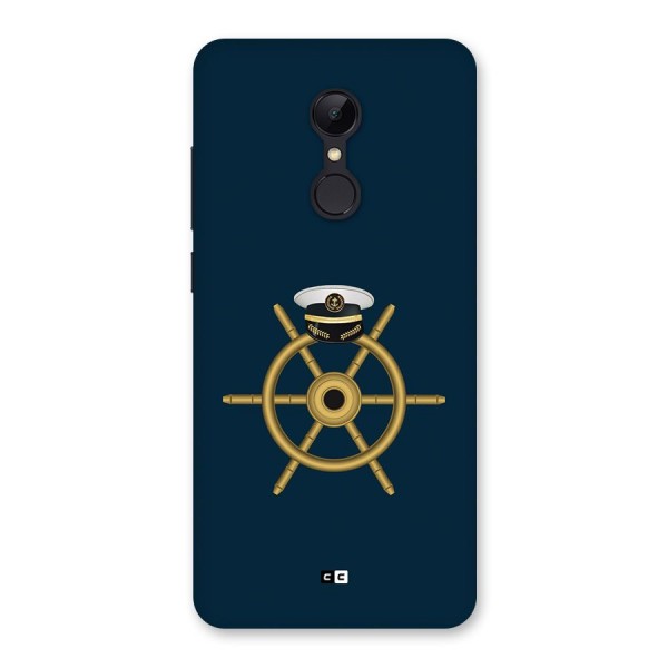 Ship Wheel And Cap Back Case for Redmi 5