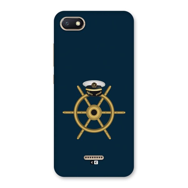 Ship Wheel And Cap Back Case for Redmi 6A