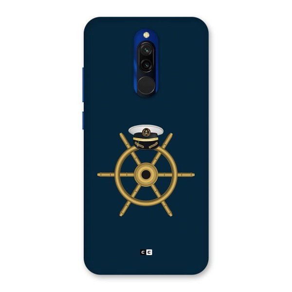 Ship Wheel And Cap Back Case for Redmi 8