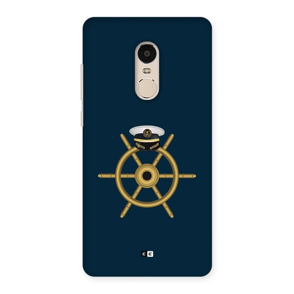 Ship Wheel And Cap Back Case for Redmi Note 4