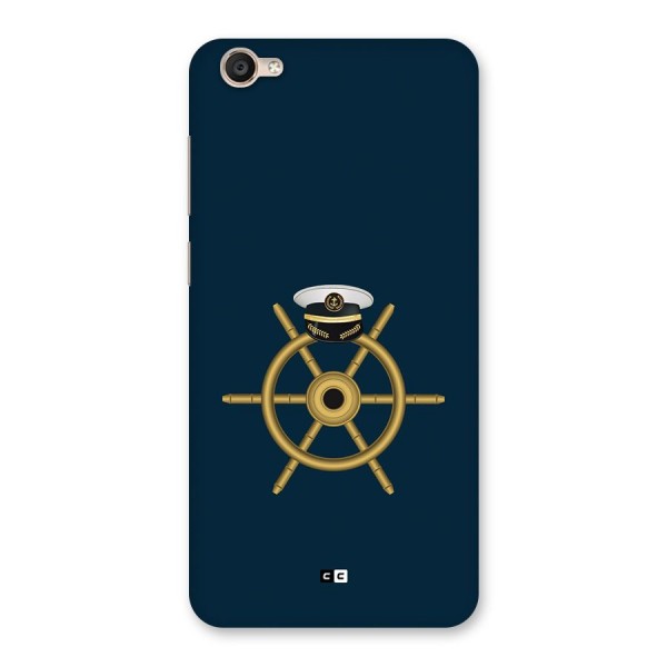 Ship Wheel And Cap Back Case for Vivo Y55s