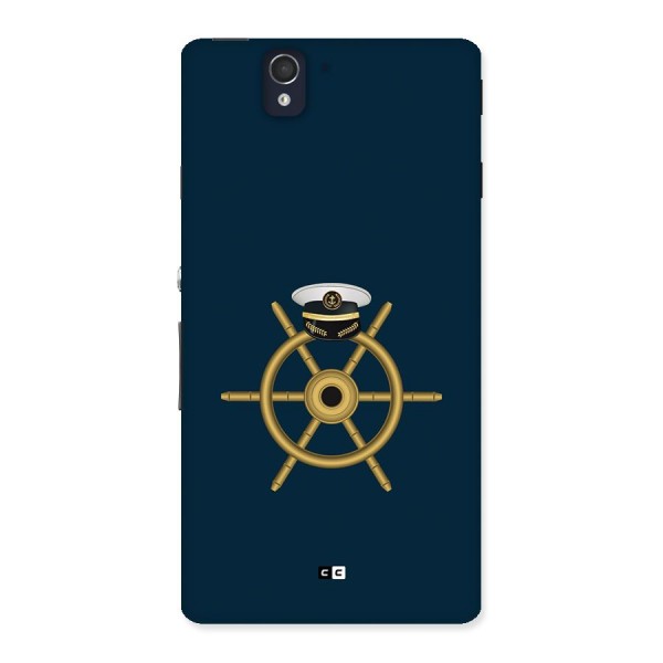 Ship Wheel And Cap Back Case for Xperia Z