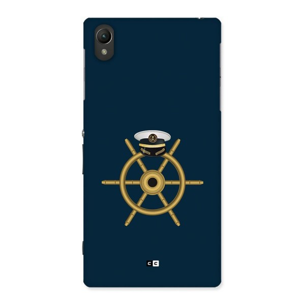 Ship Wheel And Cap Back Case for Xperia Z1