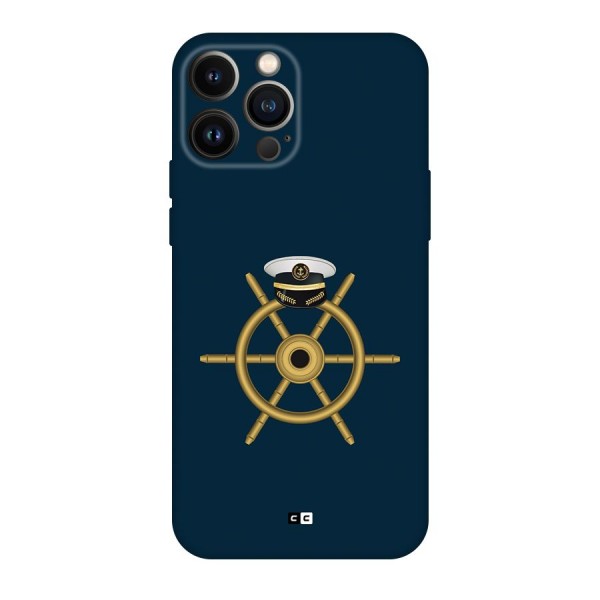 Ship Wheel And Cap Back Case for iPhone 13 Pro Max