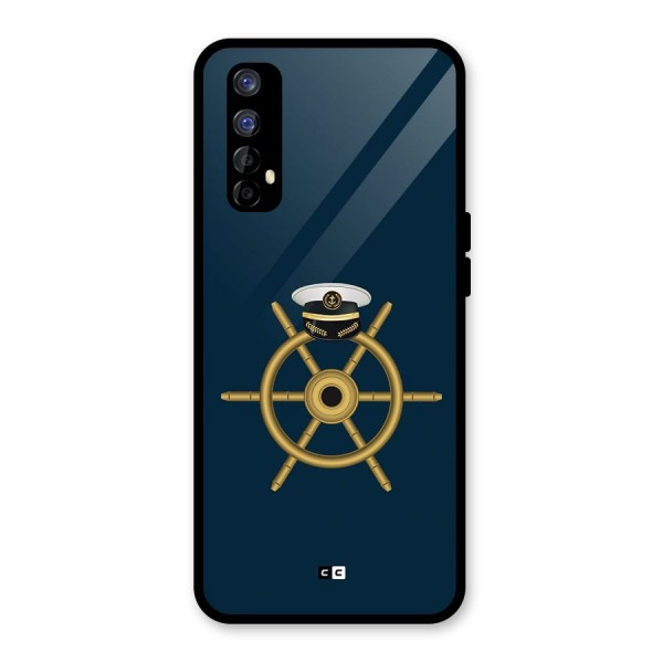 Ship Wheel And Cap Glass Back Case for Realme 7