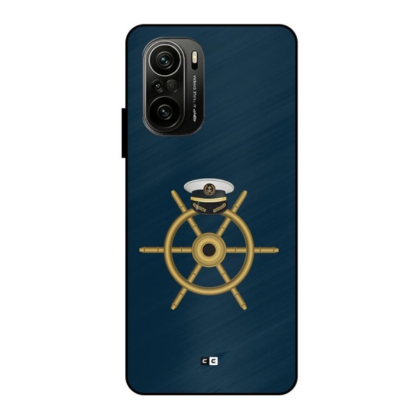 Ship Wheel And Cap Metal Back Case for Mi 11x