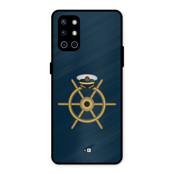 Ship Wheel And Cap Metal Back Case for OnePlus 9R