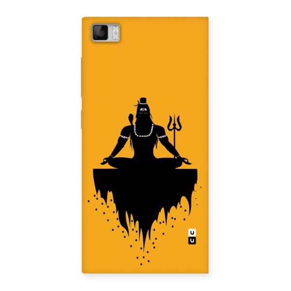 Shiva Meditation Back Case for Mi3