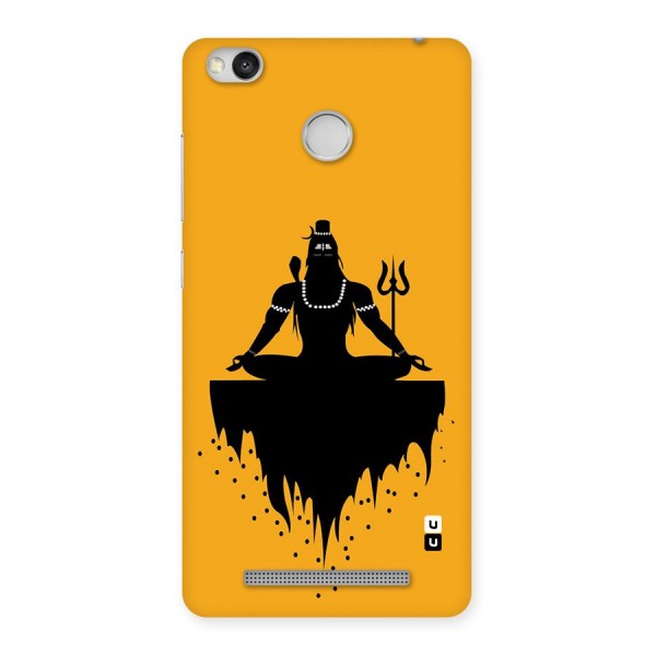 Shiva Meditation Back Case for Redmi 3S Prime