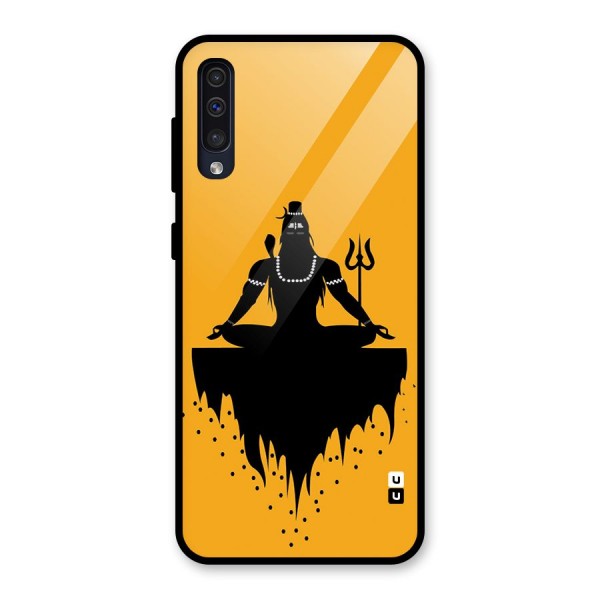 Shiva Meditation Glass Back Case for Galaxy A50s