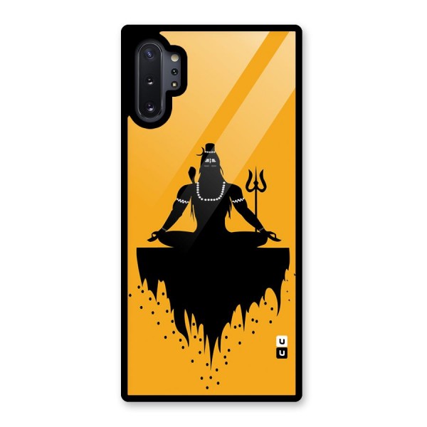 Shiva Meditation Glass Back Case for Galaxy Note 10 Plus